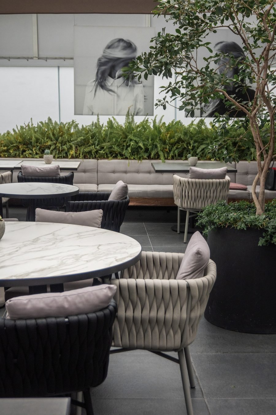 Terraza interior de Mood