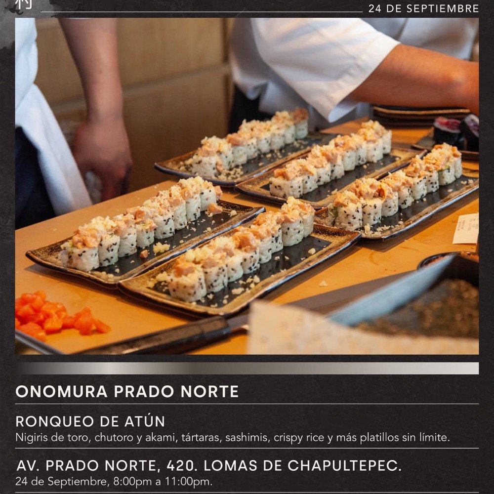 Promoción de Onomura — Ronqueo de atún el 24 de septiembre